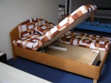 postel VILMA - lamela, polohovatelný rošt
